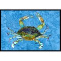 Jensendistributionservices 18 x 27 in. Blue Crab Indoor Or Outdoor Mat MI2554023